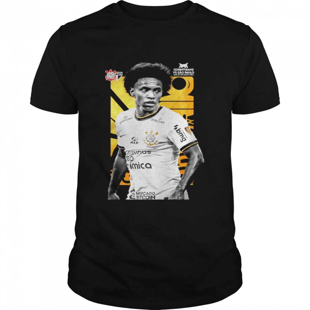 Corinthians vs Sao Paulo Willian shirt