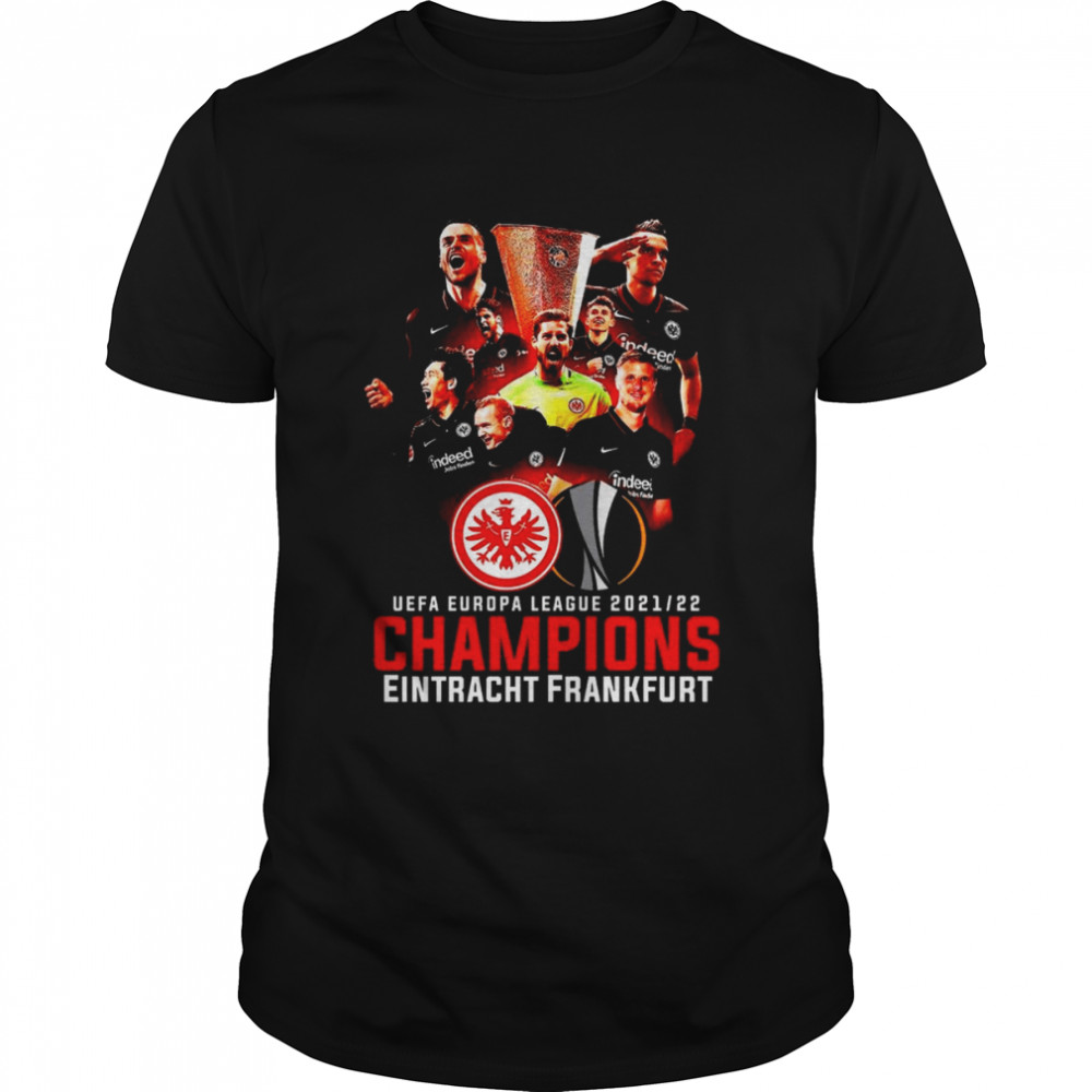 Eintracht Frankfurt UEFA Europa League 2021-2022 Champions Shirt