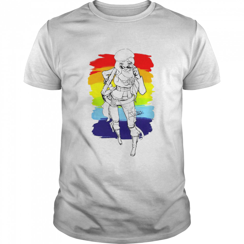 Rwby Pride Coco character T-shirt