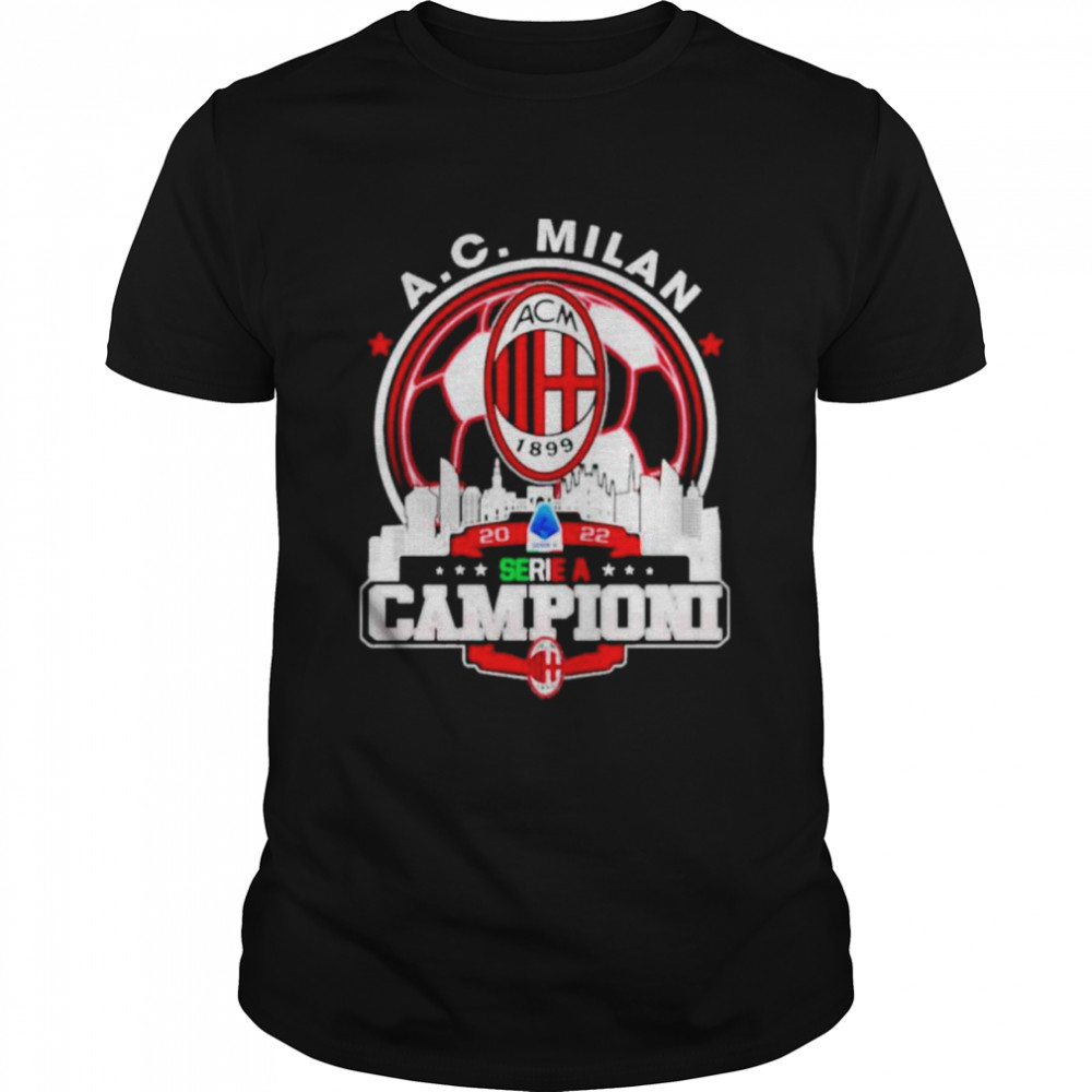 AC Milan 2022 Serie A Champions Shirt