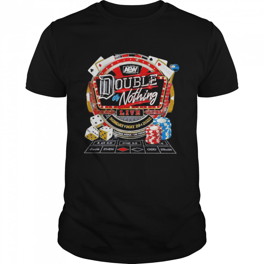 AEW Double or Nothing 2022 Event shirt