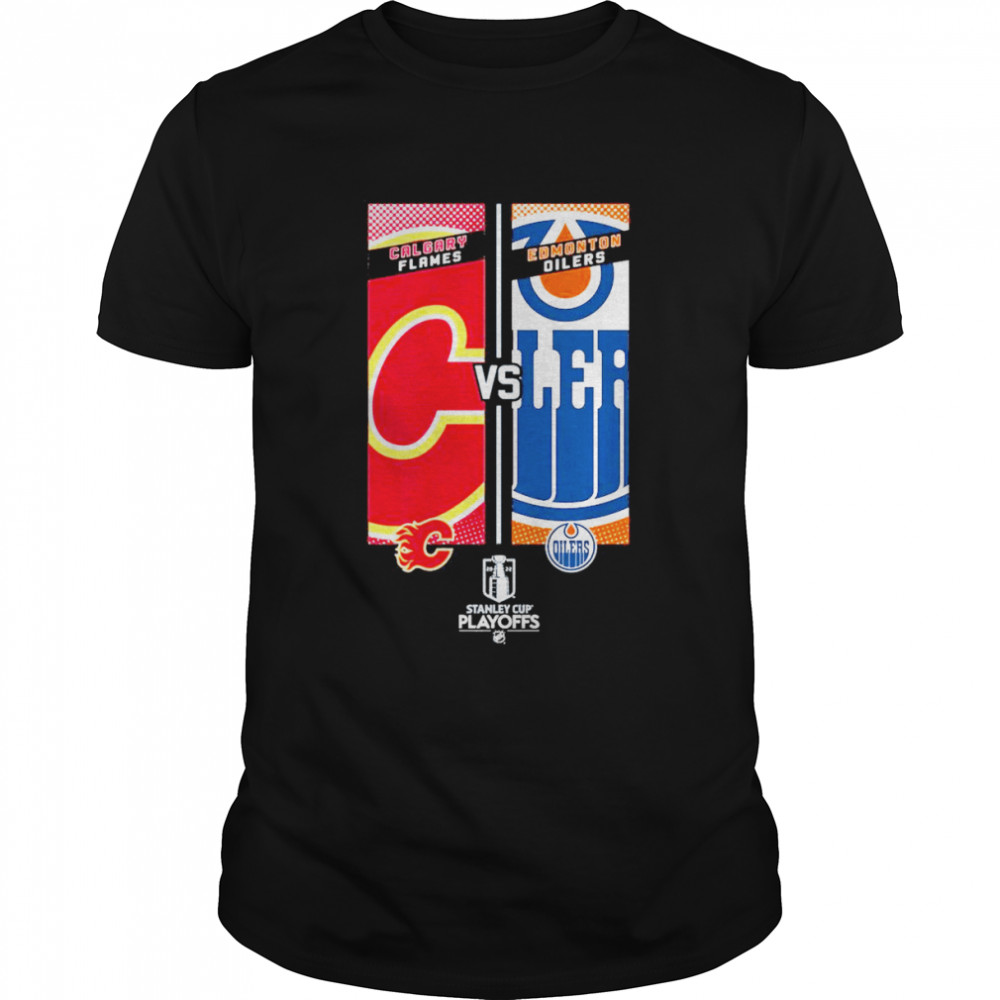 Calgary Flames vs Edmonton Oilers 2022 Stanley Cup Playoff Battle Of Alberta Shirt