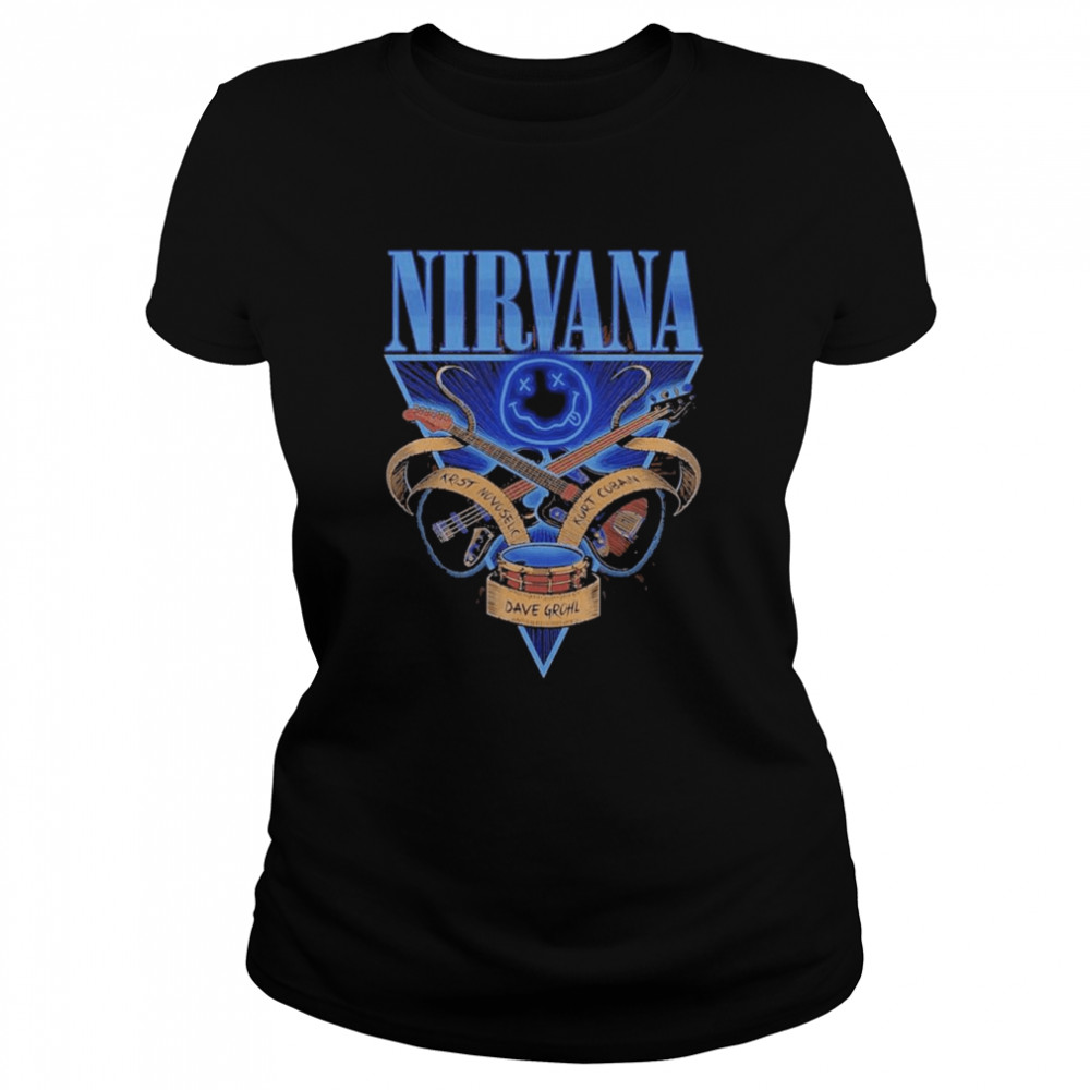 Nirvana Kirst Novoselc Kurt Cobain Dave Grohl  Classic Women's T-shirt