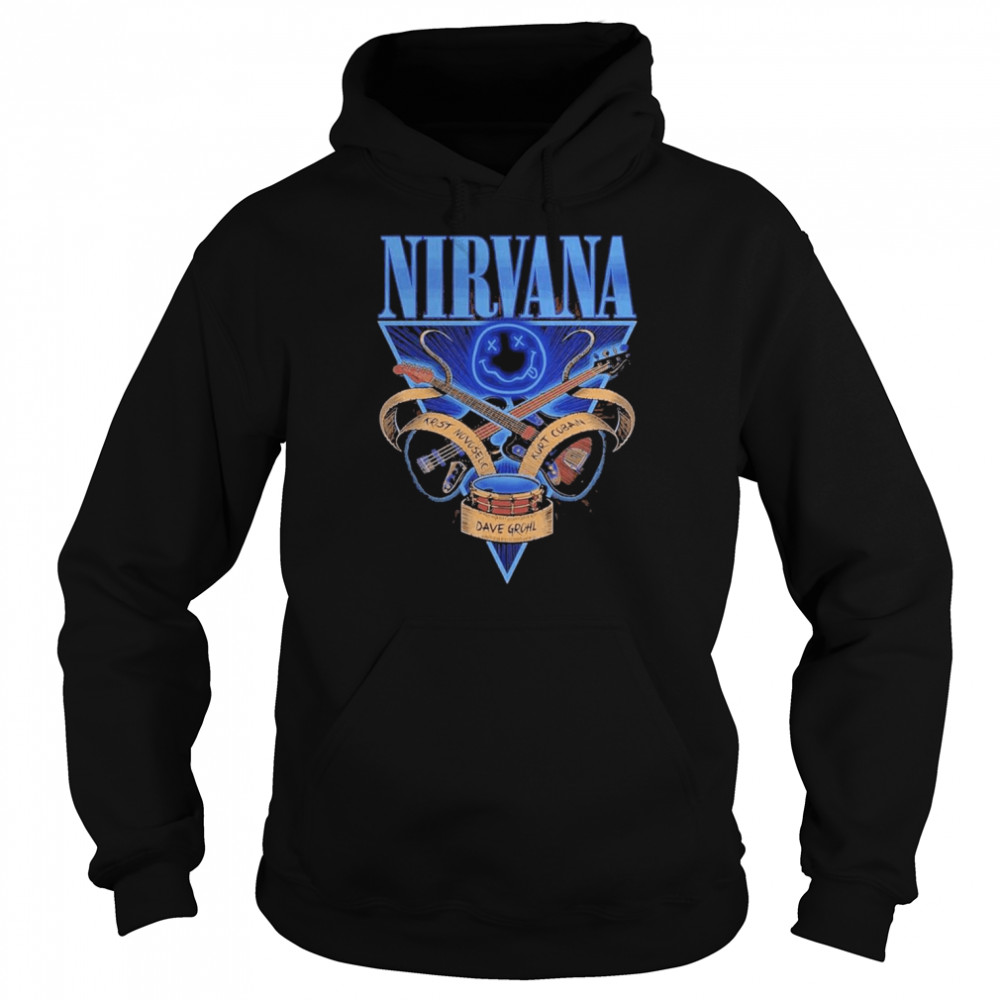 Nirvana Kirst Novoselc Kurt Cobain Dave Grohl  Unisex Hoodie