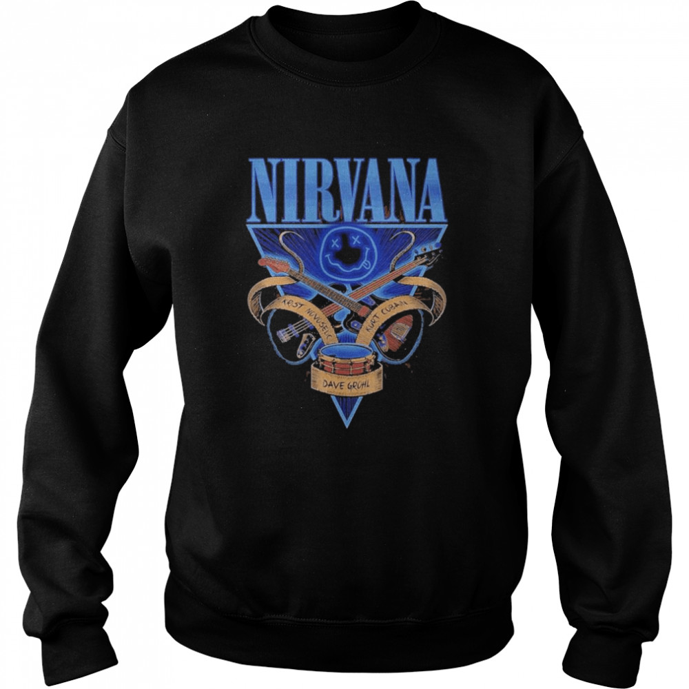 Nirvana Kirst Novoselc Kurt Cobain Dave Grohl  Unisex Sweatshirt