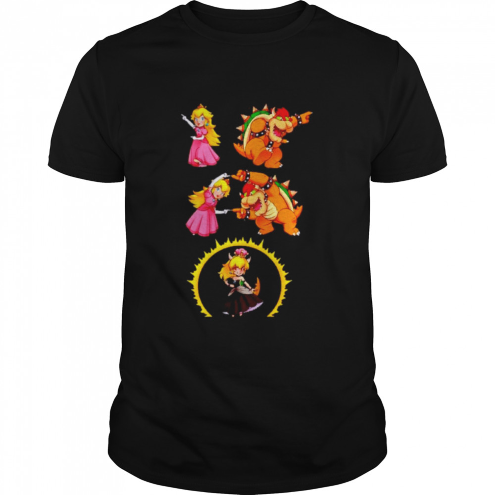 Super Mario Parody Bowsette Fusion Shirt