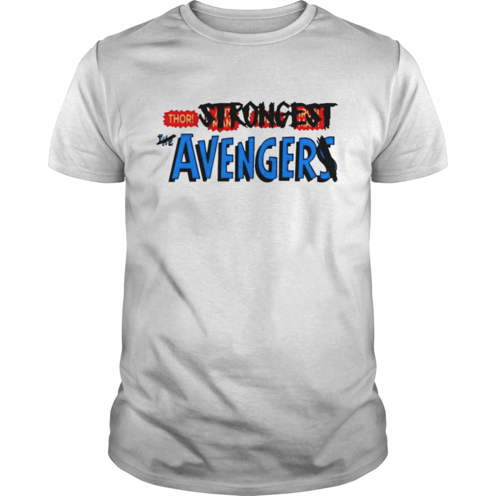 The strongest avenger thor’s trucker shirt