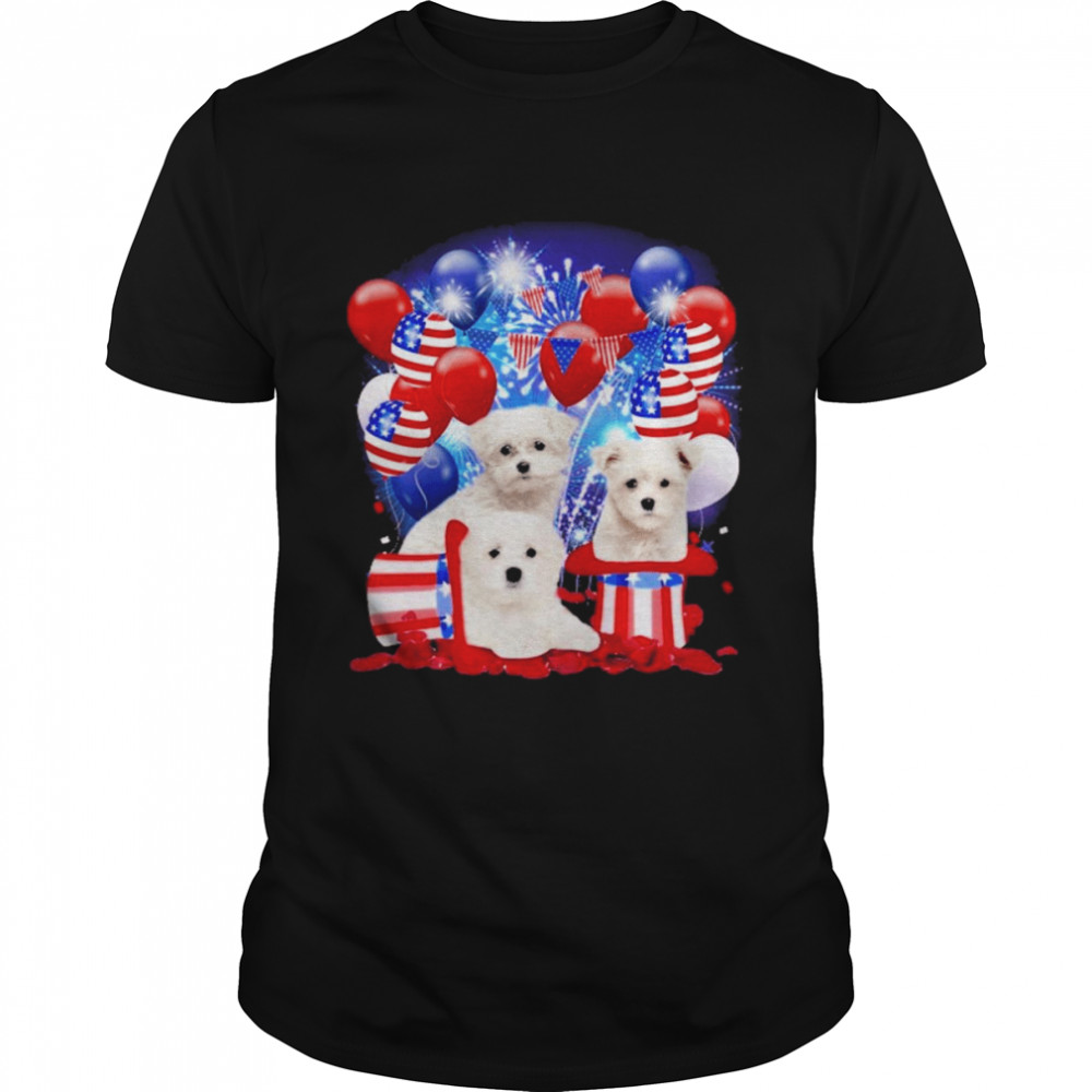 Maltese Balloons Fireworks Shirt