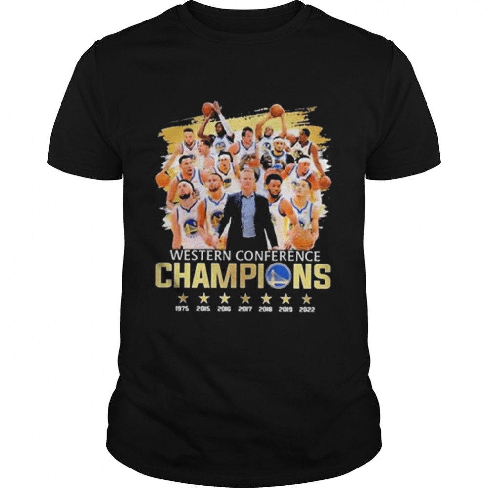 Congratulation golden state warriors team win western conference champions 2022 shirt