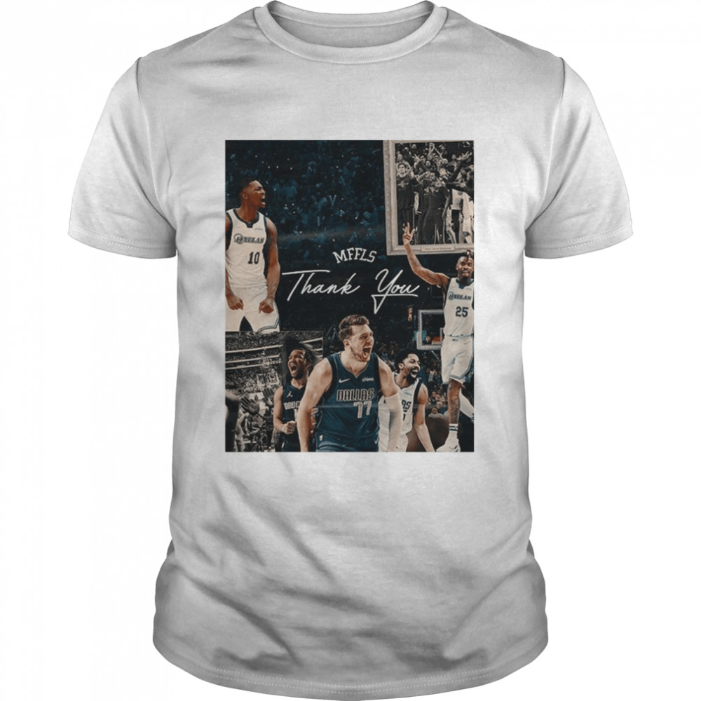 MFFLS Thank You Dallas Mavericks T-Shirt