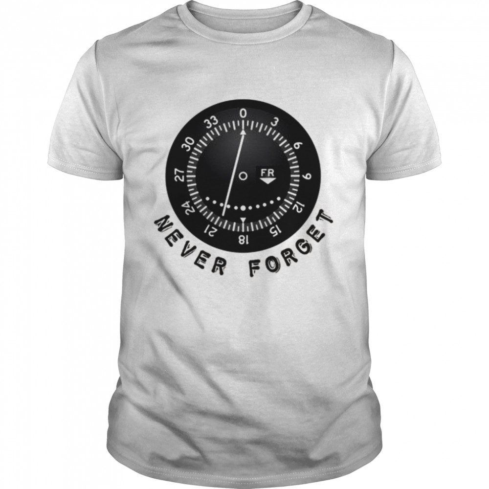 VOR OBS CDI Aviation Navigation Indicator NEVER FORGET Shirt