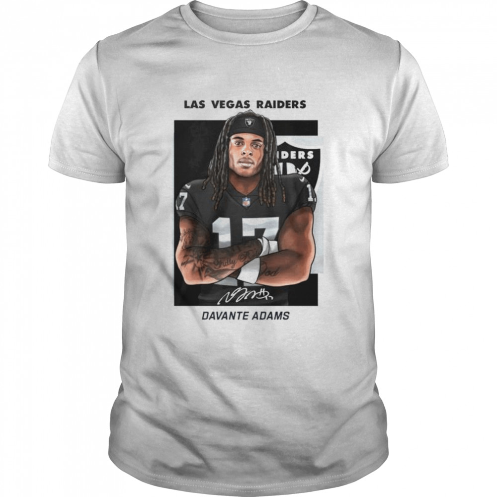 Davante Adams Las Vegas Raiders signature shirt