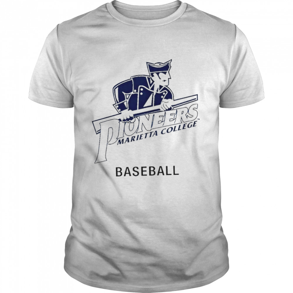 Marietta College Pioneers Baseball logo 2022 T-shirt