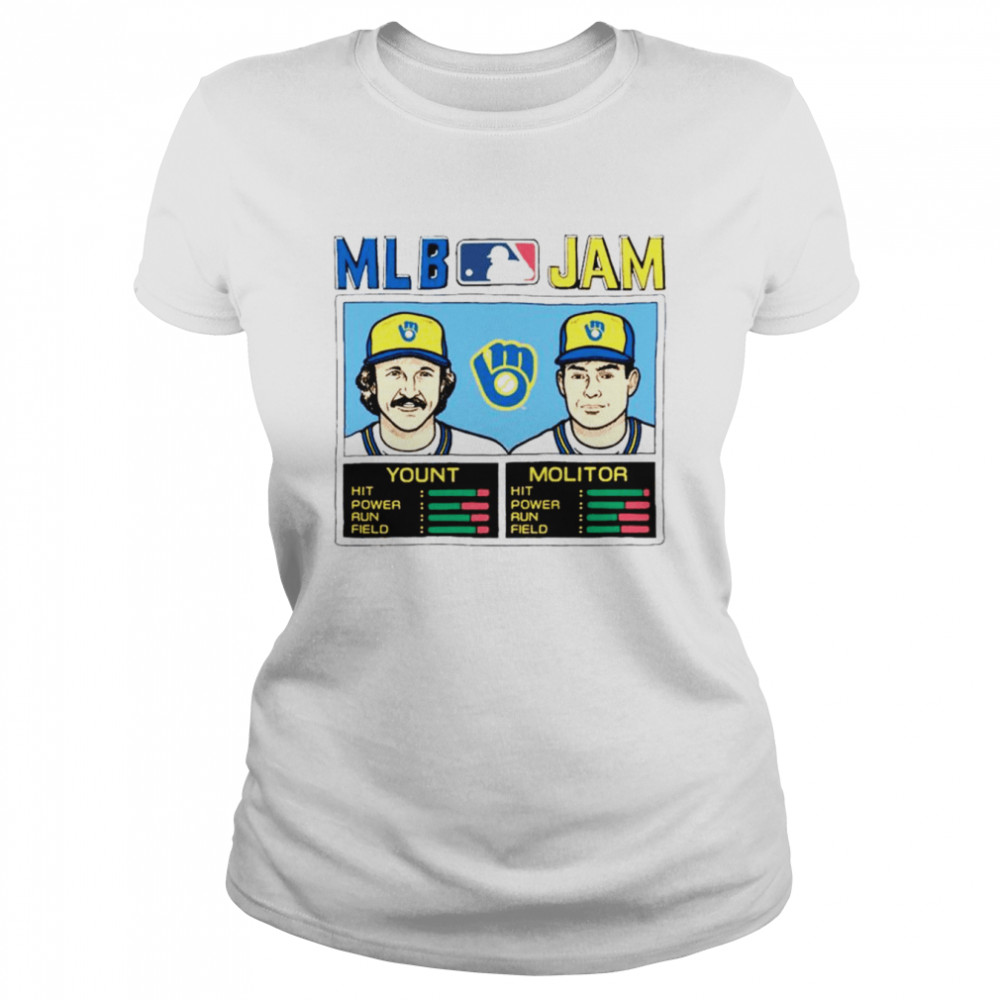 Paul Molitor and Robin Yount Milwaukee Brewers MLB Jam shirt Classic Women's T-shirt