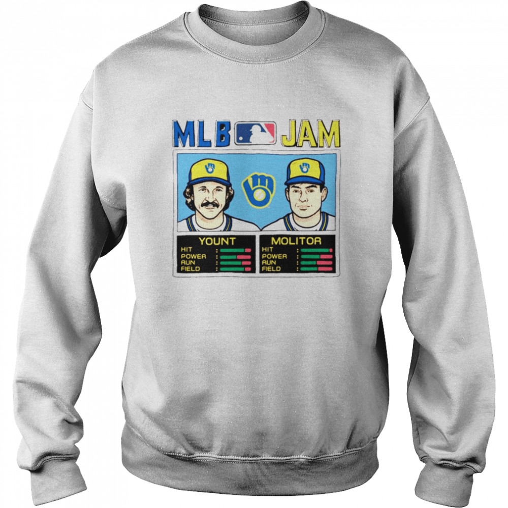 Paul Molitor and Robin Yount Milwaukee Brewers MLB Jam shirt Unisex Sweatshirt