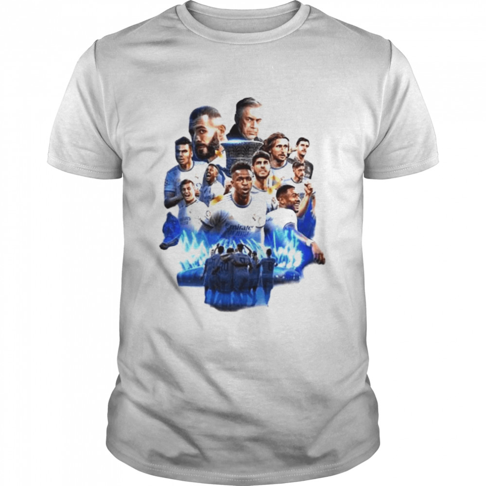 Real Madrid Team Champions League 2022 Celebration shirt