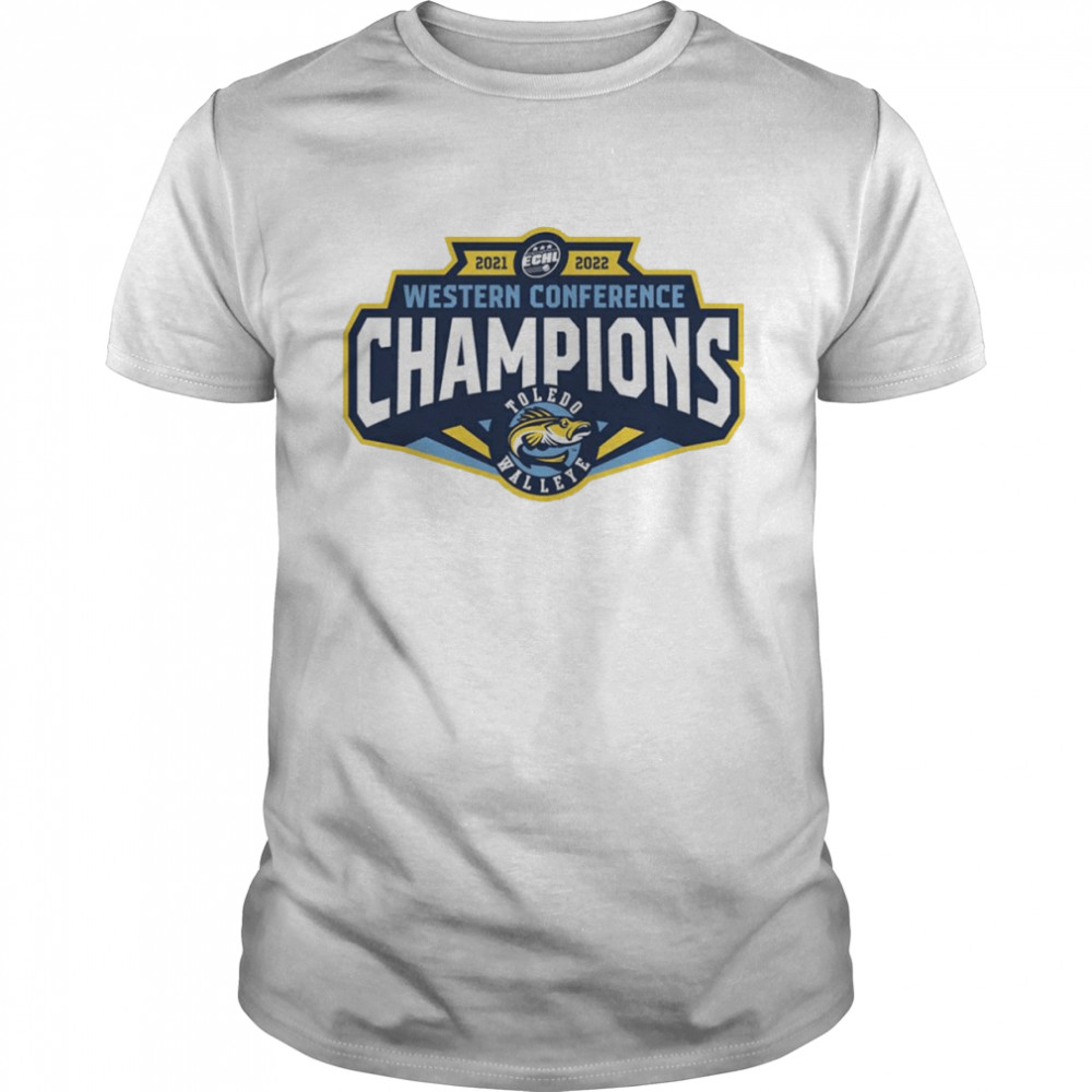 Toledo Walleye 2022 Western Conference Champs shirt