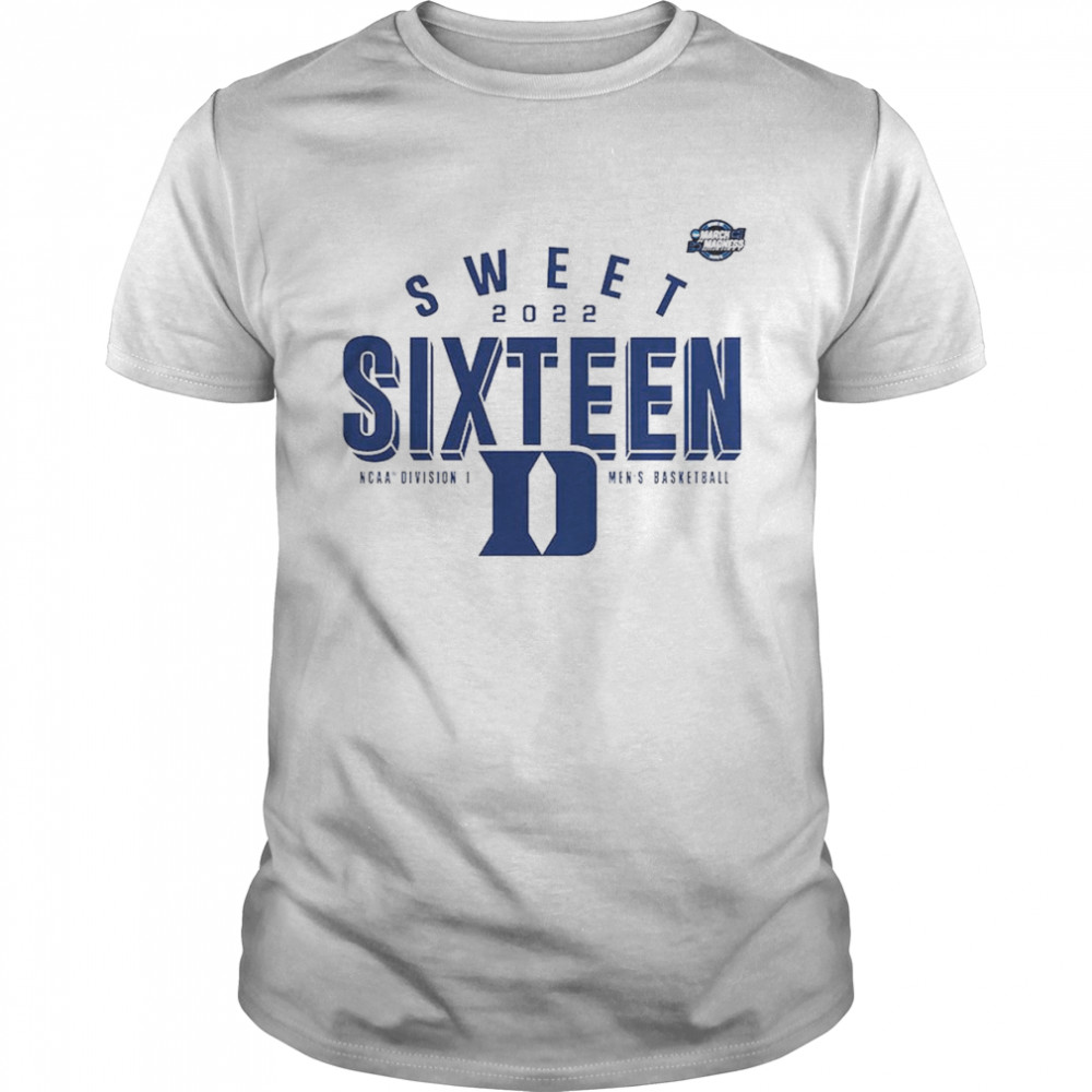 Duke Blue Devils 2022 NCAA Men’s Basketball Tournament March Madness Sweet Sixteen Jumpball T-Shirt