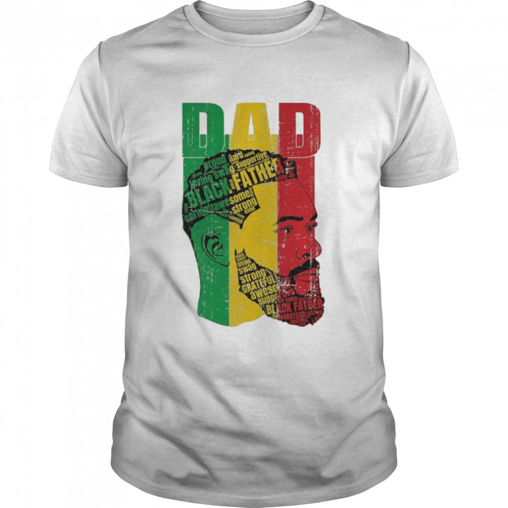 Strong Black Dad King African American Shirt