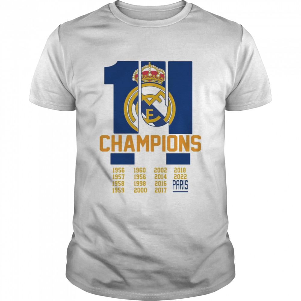 The Winners Of Champions League 2021 2022 Real Madrid T-shirt