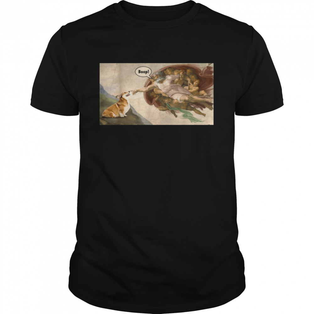 Boop The Snoot of Welsh Corgi Korgi Dog Meme Shirt