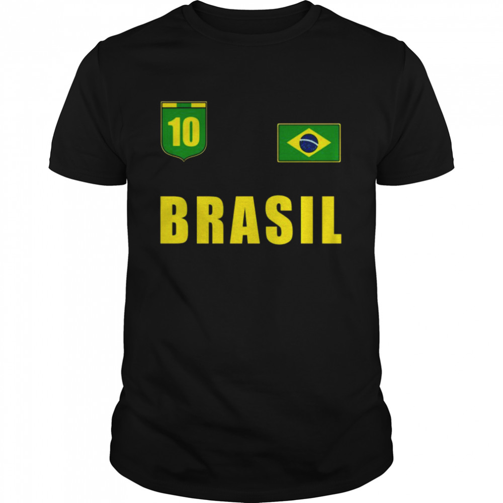 Brasil Brazil Soccer Player Jersey Flag Trikot Clothing Shirt