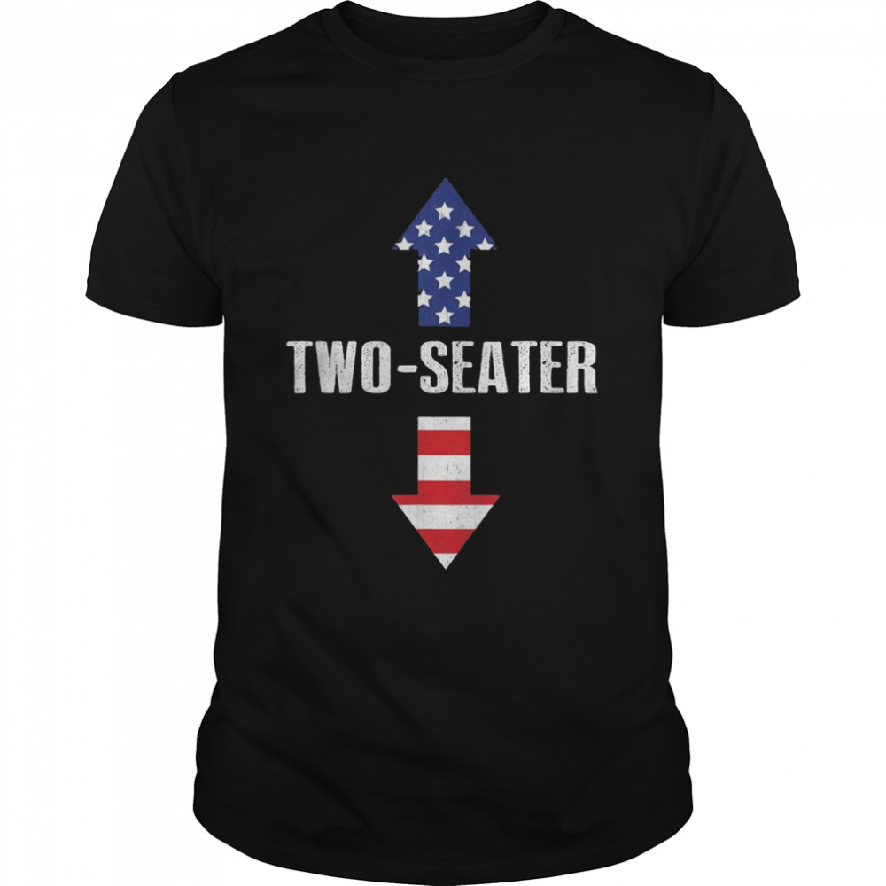 Hoodie Two Seater Arrow 4th of July USA flag 2021 Shirt