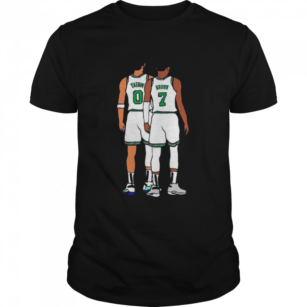 Jaylen Brown vs Jayson Tatum Boston Celtics 2022 NBA shirt