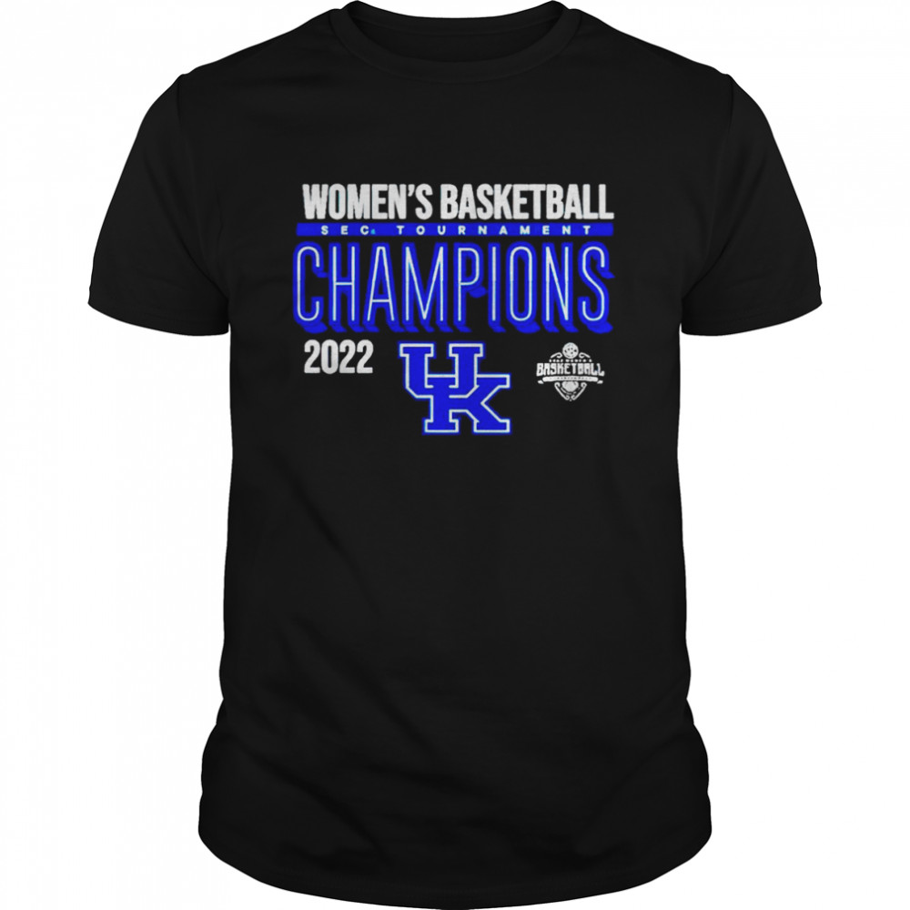 Kentucky Wildcats 2022 SEC Women’s Basketball Conference Tournament Champions T-shirt