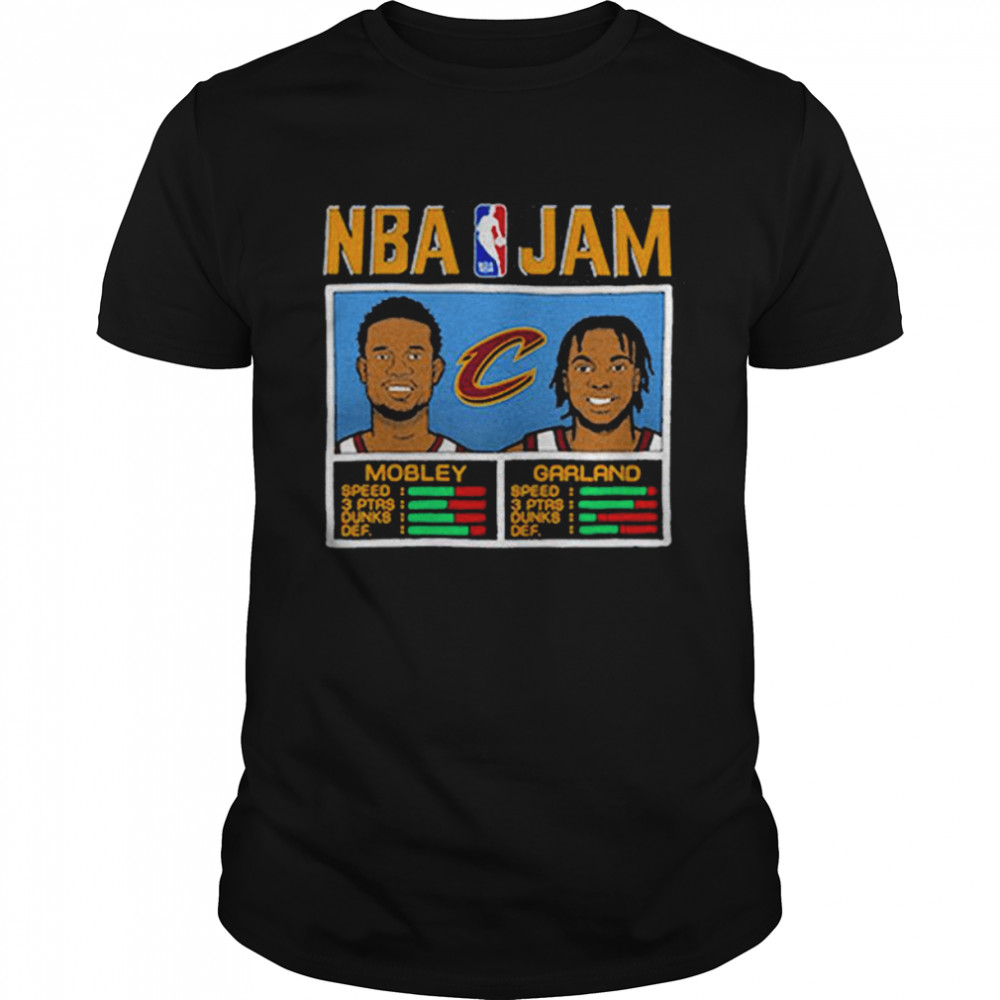 NBA Jam NBA Evan Mobley And Darius Garland Cleveland Cavaliers Shirt