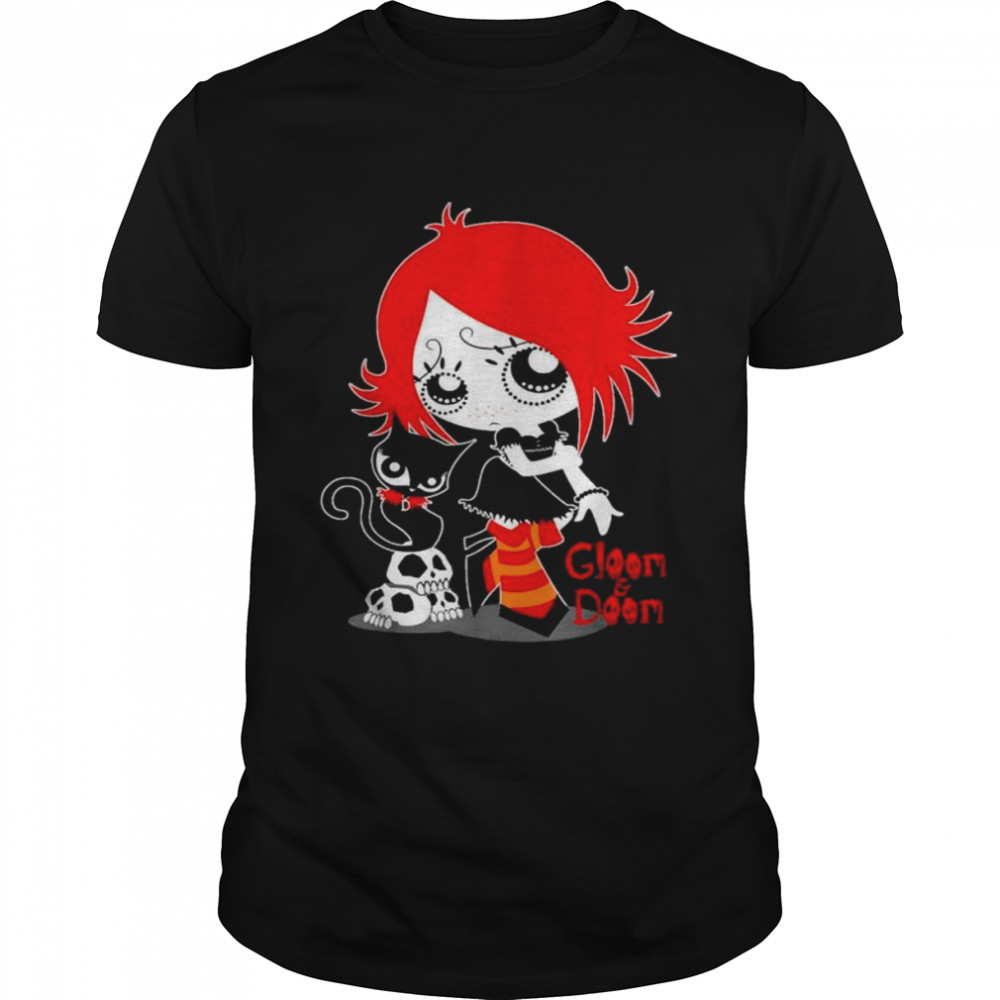 Rubys glooms and doom kitty shirt