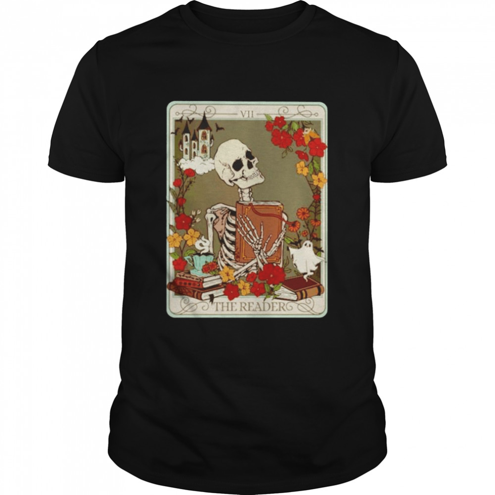 Skeleton The Reader Tarot shirt