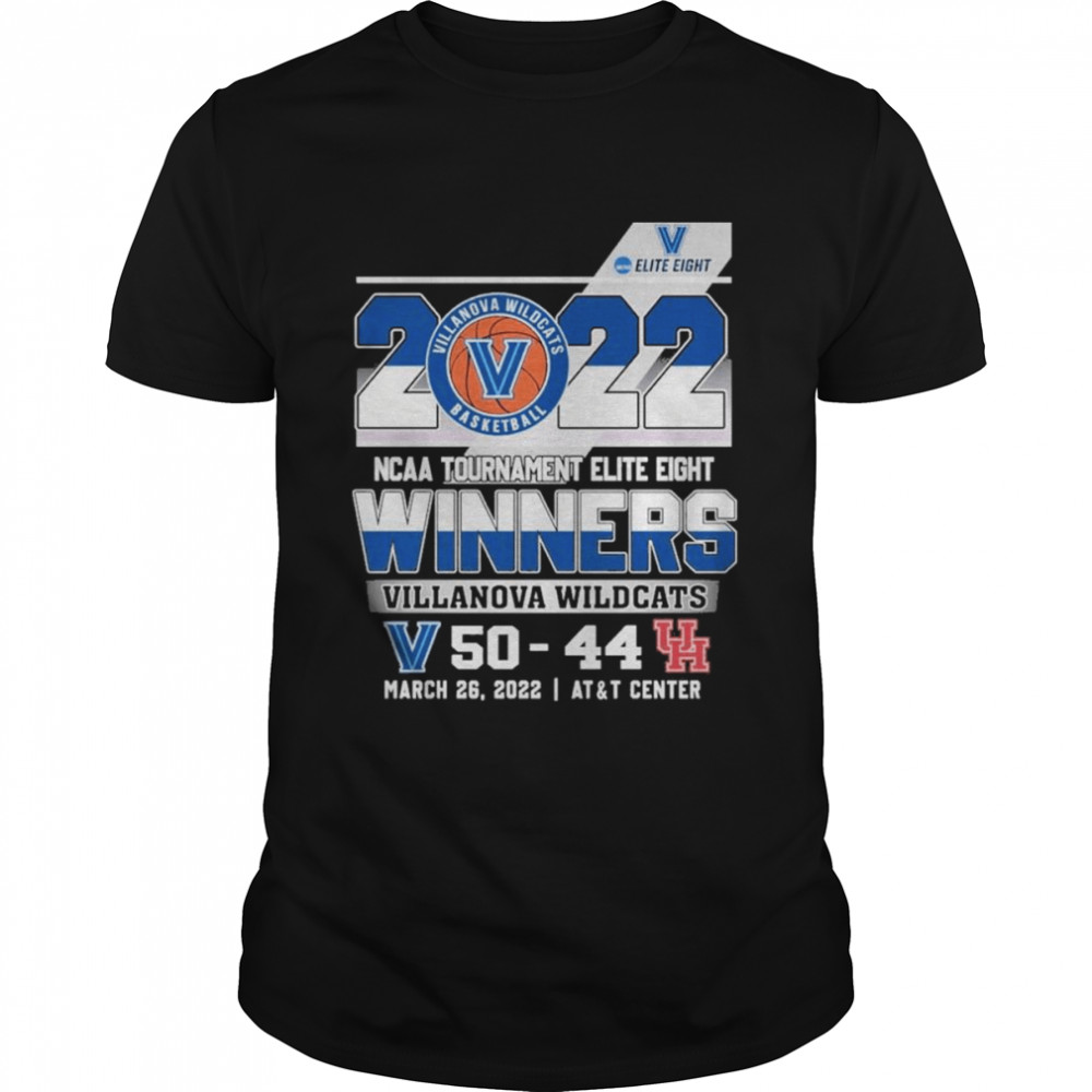 Villanova Wildcats Basketball 2022 NCAA Tournament Elite Eight Winners Shirt