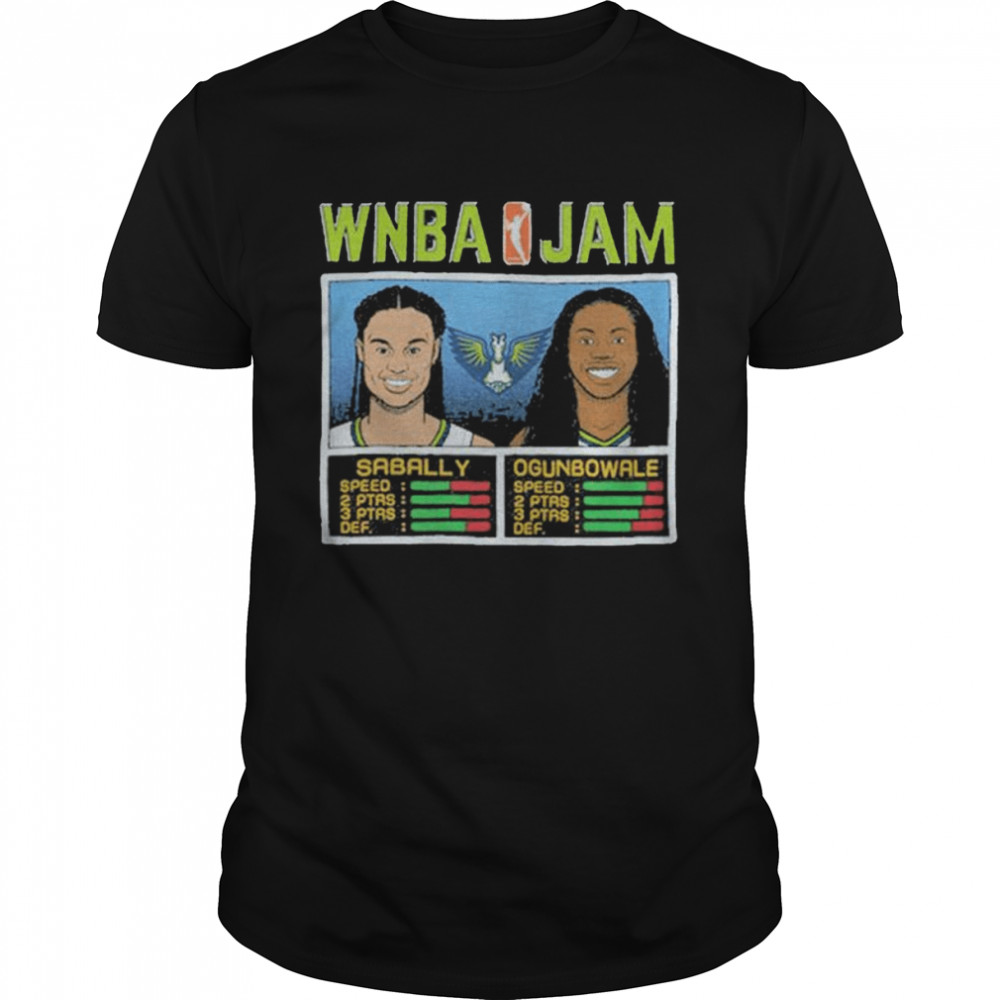 WNBA Jam Wings Sabally and Ogunbowale Dallas Wings Shirt