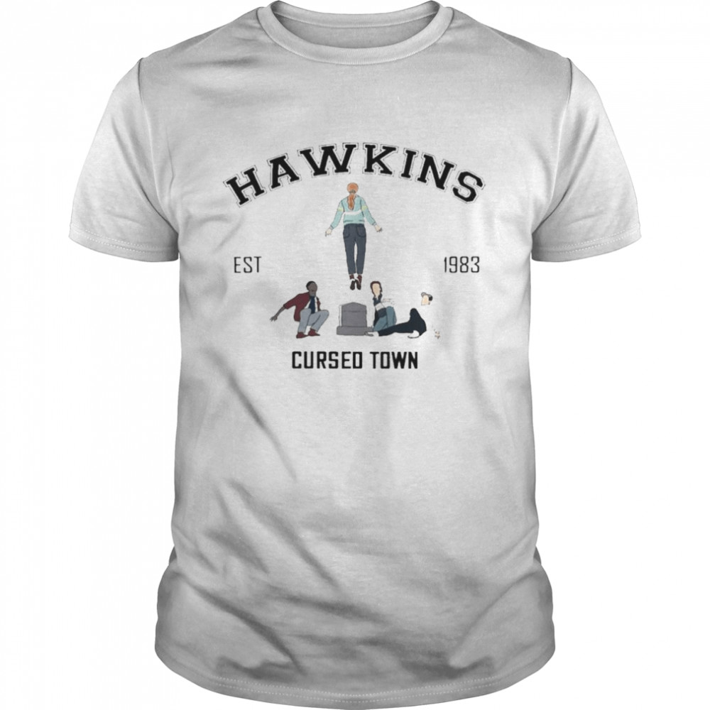 Hawkins est 1983 Cursed Town shirt