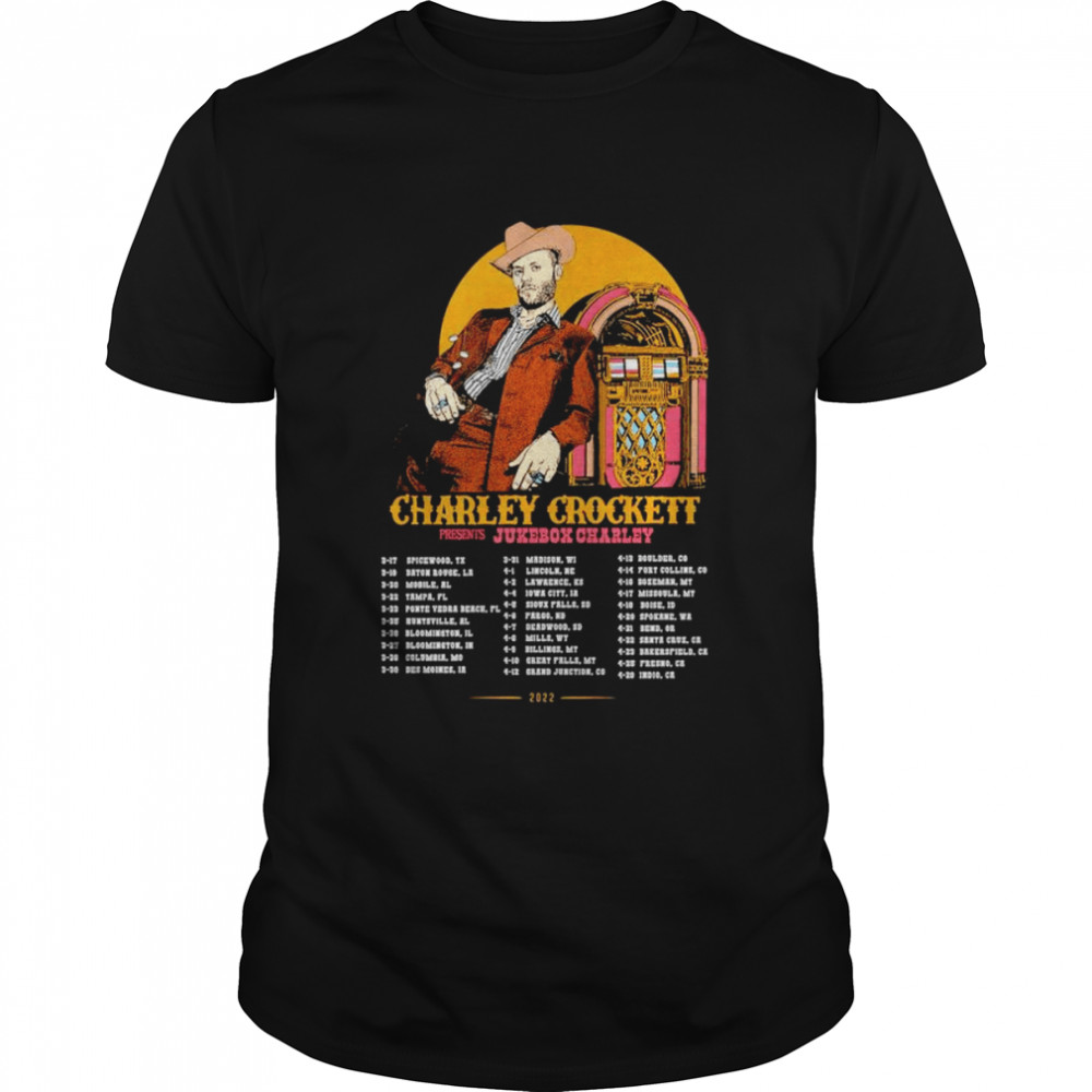 Jukebox Charley Crockett Tour shirt