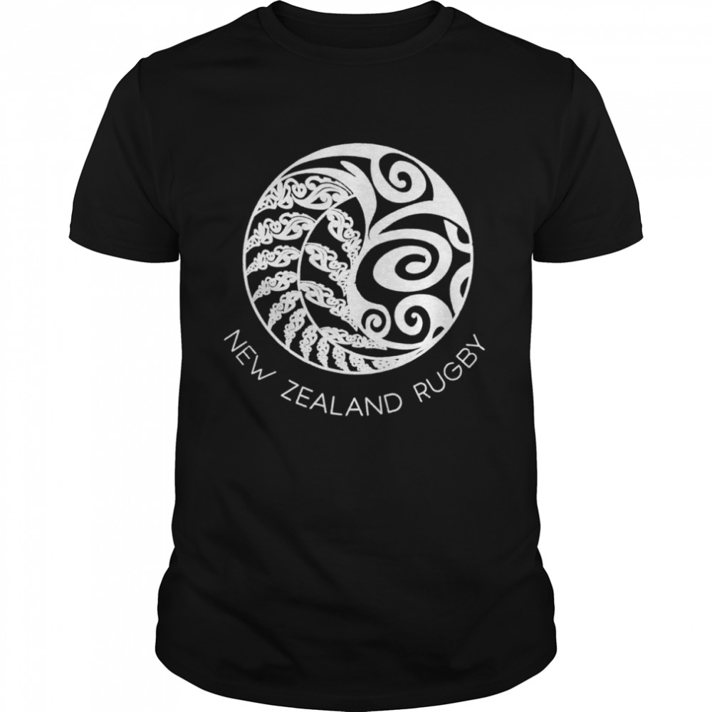 New Zealand Rugby Maori Inspired Kiwi & Silver Fern Shirt