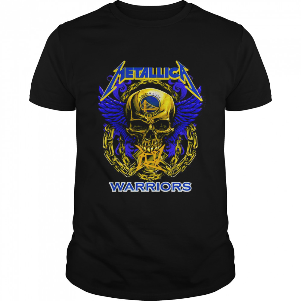 Skull Metallica Golden State Warriors 2022 shirt