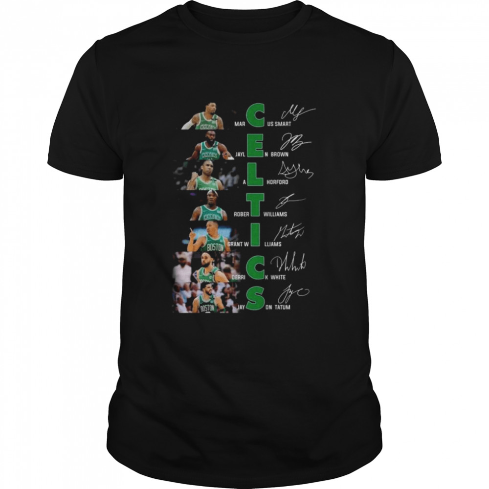 Boston Celtics Marcus Smart Jaylen Brown signatures shirt