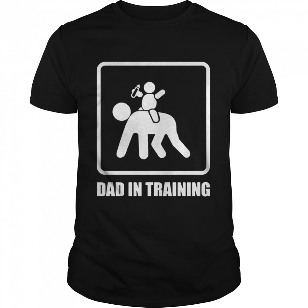 Dad in training shirt