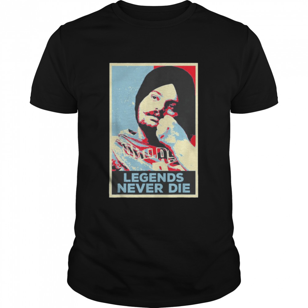 Legends never die sidhu moosewala forever shirt