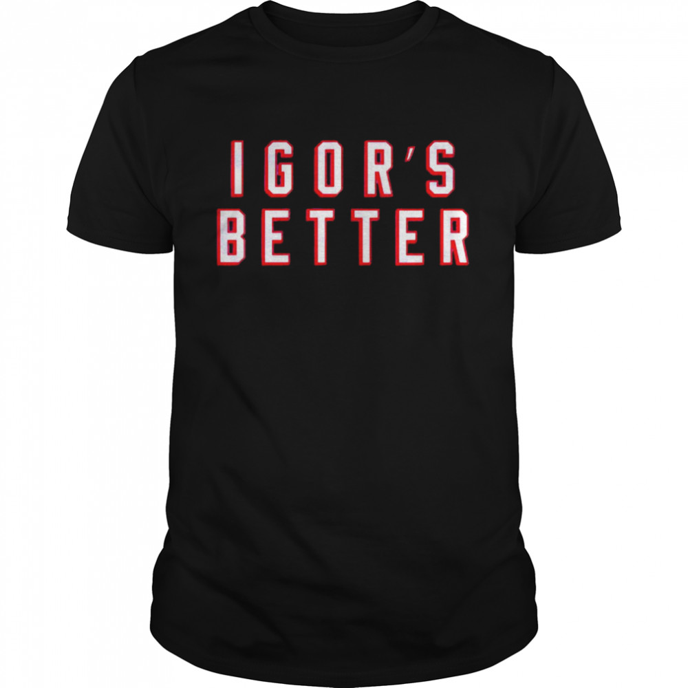 New York Rangers Igor’s better shirt