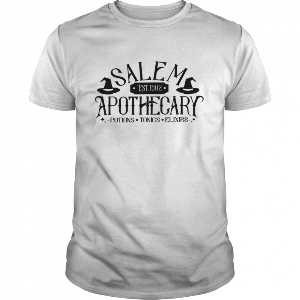 Salem Apothecary 1692 Witch Halloween Costume Witchy Shirt