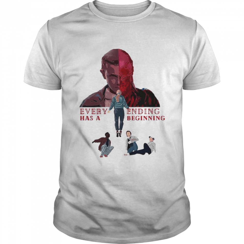 Stranger Things Season 4 every ending has a beginning Max Floating shirt