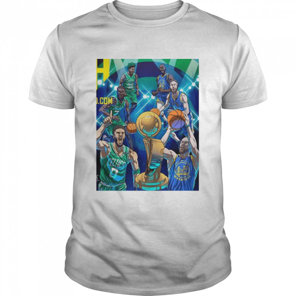 Boston Celtics Vs Golden State Warriors NBA Finals Style Art Shirt