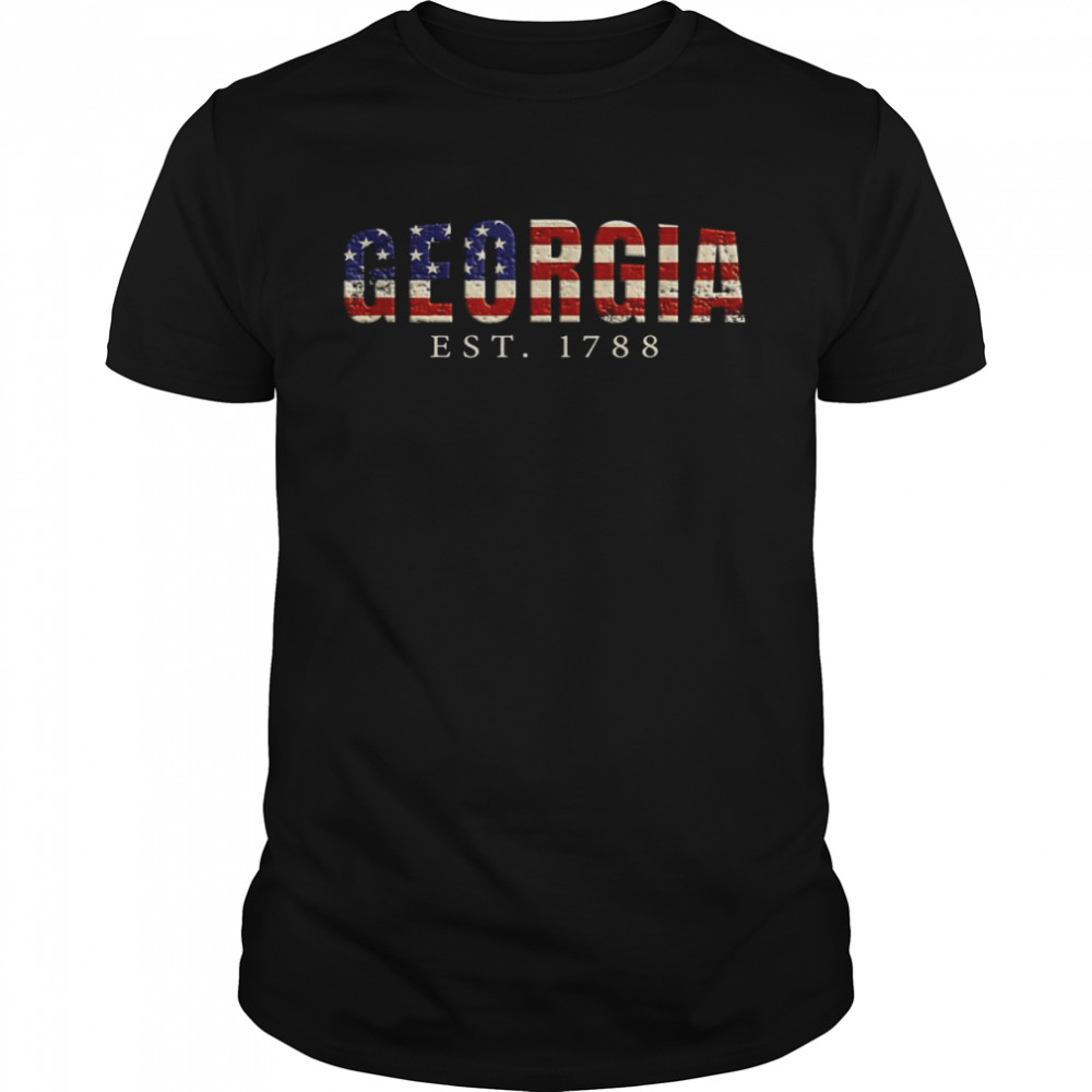 Georgia Est 1788, Georgia, US States, America, USA, Shirt