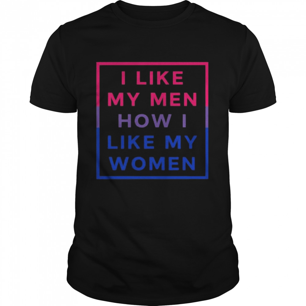 I like my men how I like my women shirt