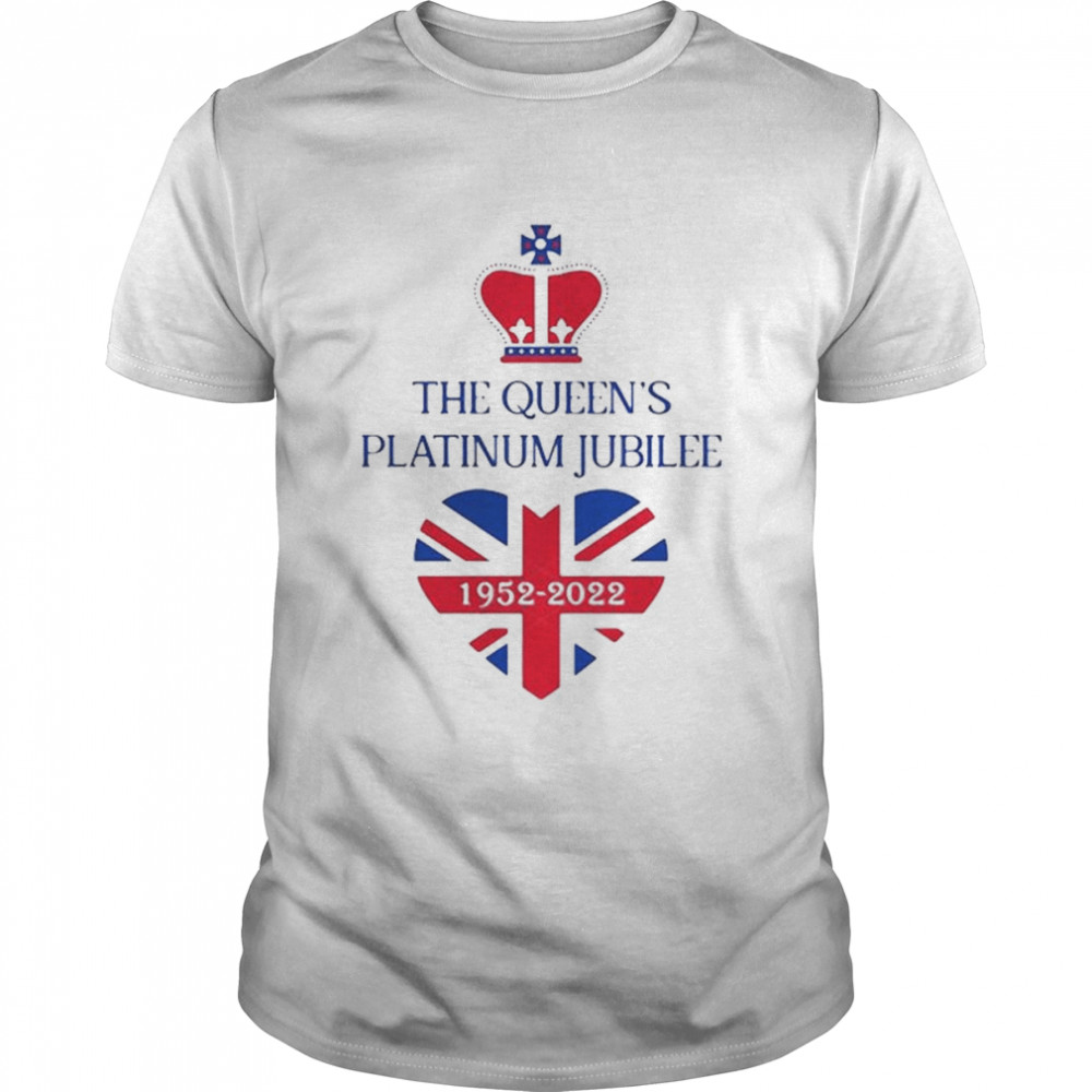 Queen Elizabeth Platinum Jubilee The Queen’s Heart 1952 2022 Shirt