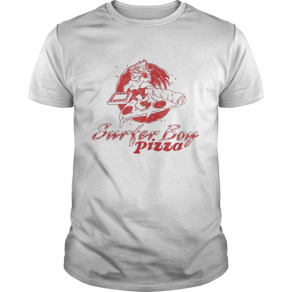 Stranger Things 4 Surfer Boy Pizza Employee Stranger Things Movie Surfer Boy Pizza T-Shirt