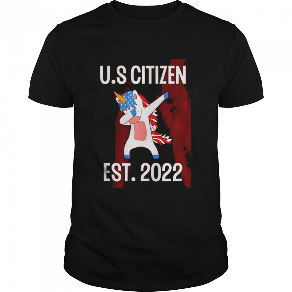 Us Citizen Est 2022 Citizenship New Usa Citizen T-Shirt